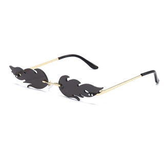 Flamme solbrille - Sort